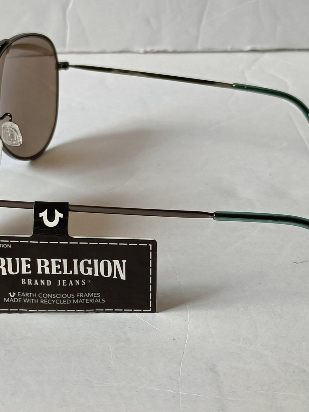True Religion Aviator Sunglasses TR10570C Blue Gradient Lenses - Picture 4 of 7